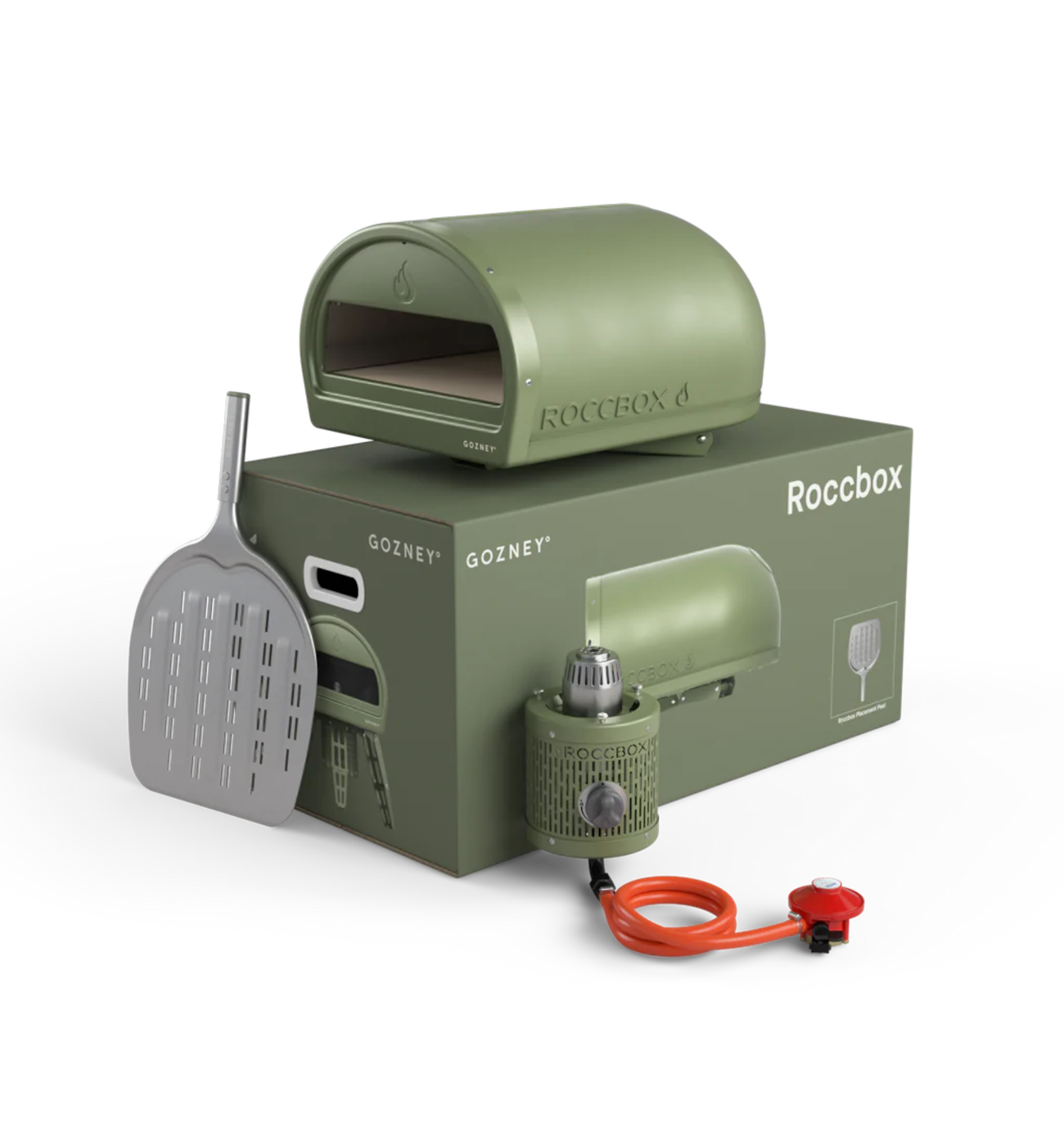 Gozney Roccbox Monochrome Olive Green Portable Pizza Oven