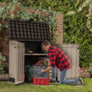 Keter Store It Out Midi Beige & brown 880L Garden storage box